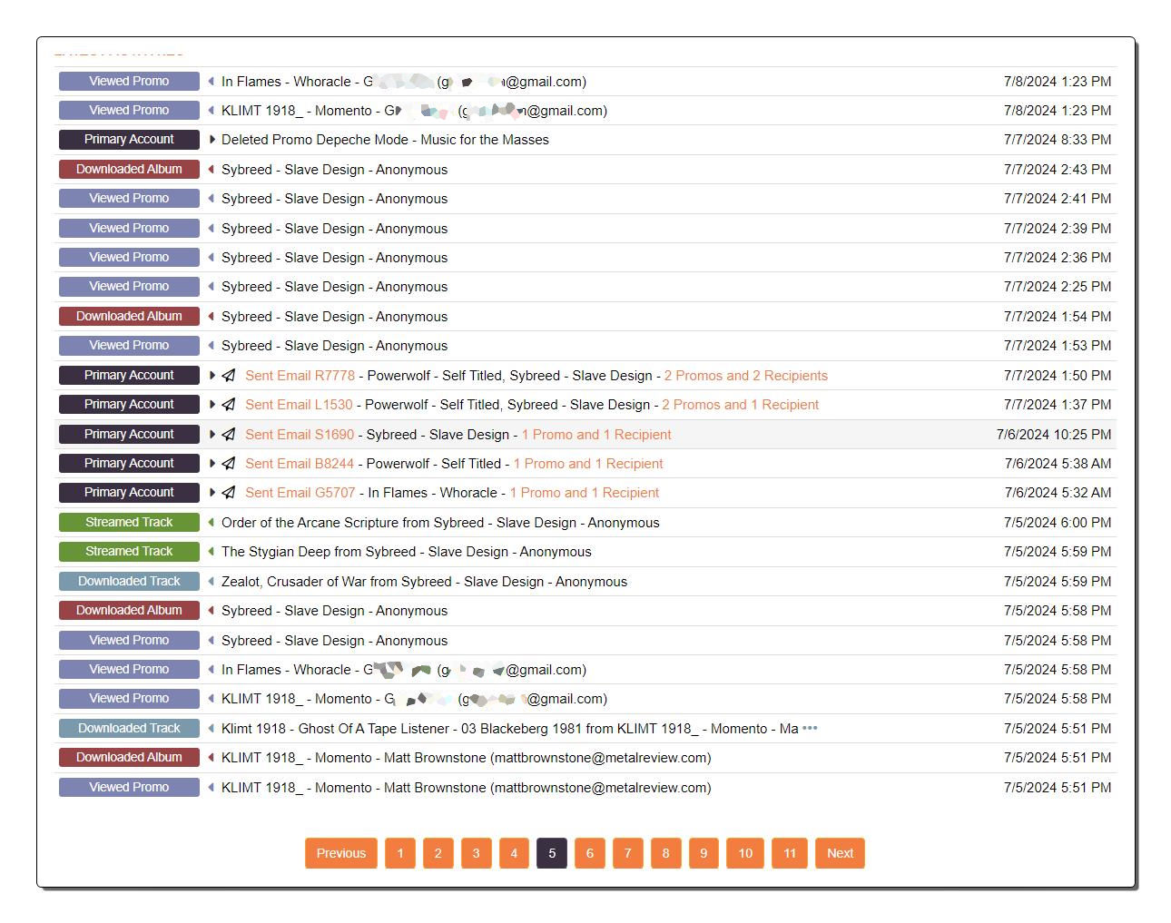 HAULIX Metrics screenshot