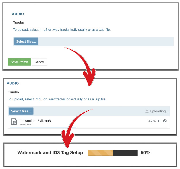 HAULIX automatic watermarking setup